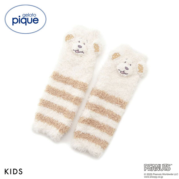 ジェラートピケ キッズアンドベイビー gelato pique Kids＆Baby PEANUTS PUPPIES KIDSジェラートアンディレッグウォーマー スヌーピー