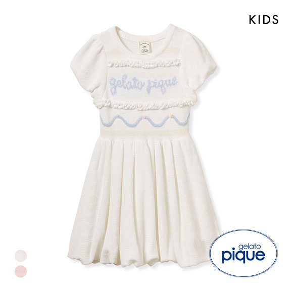 ジェラートピケ キッズアンドベイビー キッズ エアリーモコホイップケーキワンピース ジェラピケ ルームウェア gelato pique Kids＆Baby BABY
