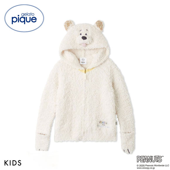 ジェラートピケ キッズアンドベイビー gelato pique Kids＆Baby PEANUTS PUPPIES KIDSジェラートアンディパーカ ジェラピケ