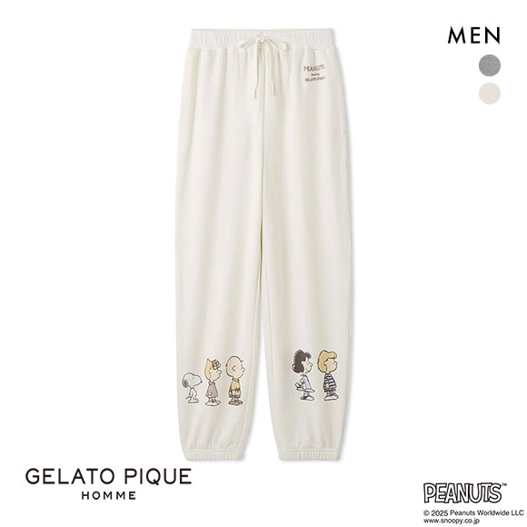 ジェラートピケオム　PEANUTS スヌーピー　上下セット　メンズ　M PEANUTS meets GELATO PIQUE │ GELATO PIQUE HOMME（ジェラート