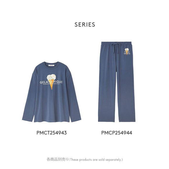 ジェラートピケ オム メンズ レーヨンダブルジェラートロゴロンT ジェラピケ パジャマ ルームウェア gelato pique HOMME