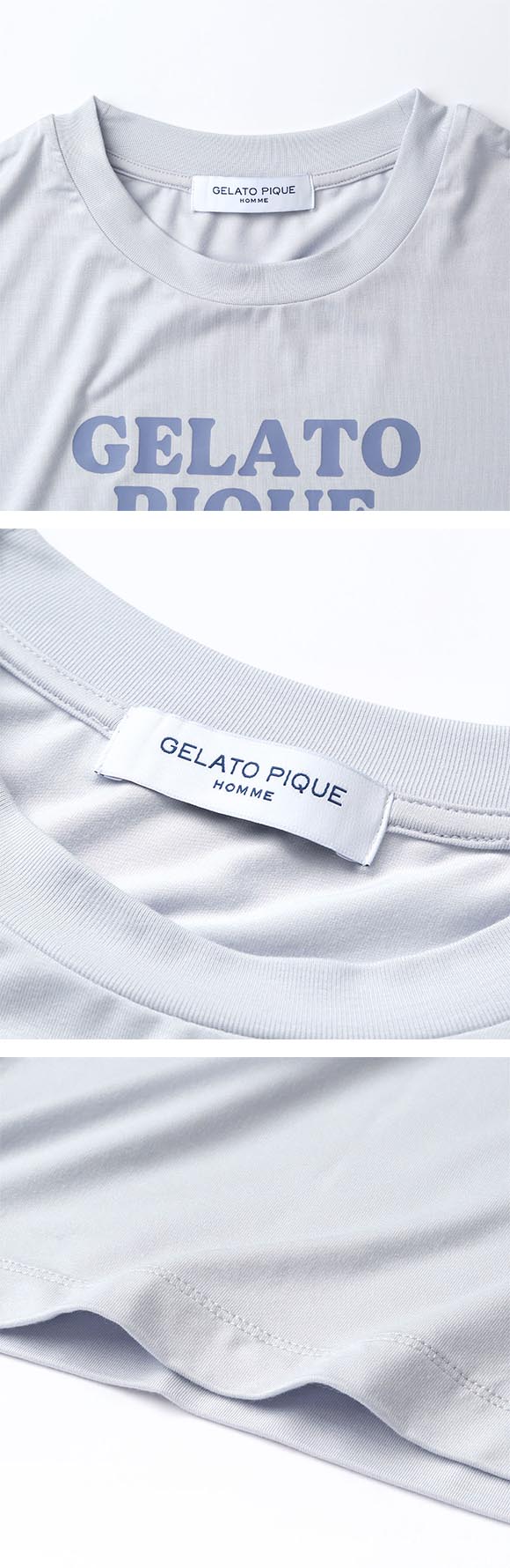 ジェラートピケ オム メンズ ドッグワンポイントTシャツ ジェラピケ パジャマ GELATO PIQUE HOMME