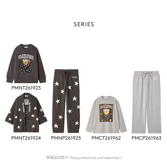 ジェラートピケ オム メンズ グッドモーニングベアレーヨンロンT ジェラピケ パジャマ ルームウェア gelato pique HOMME