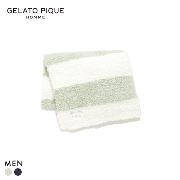 ジェラートピケ オム メンズ ジェラート2ボーダーブランケット ジェラピケ gelato pique HOMME