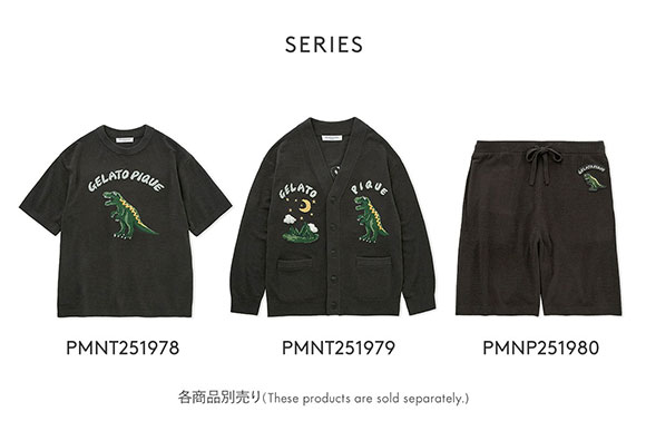 ジェラートピケ オム メンズ エアモコダイナソージャガードハーフパンツ ジェラピケ パジャマ ルームウェア gelato pique HOMME