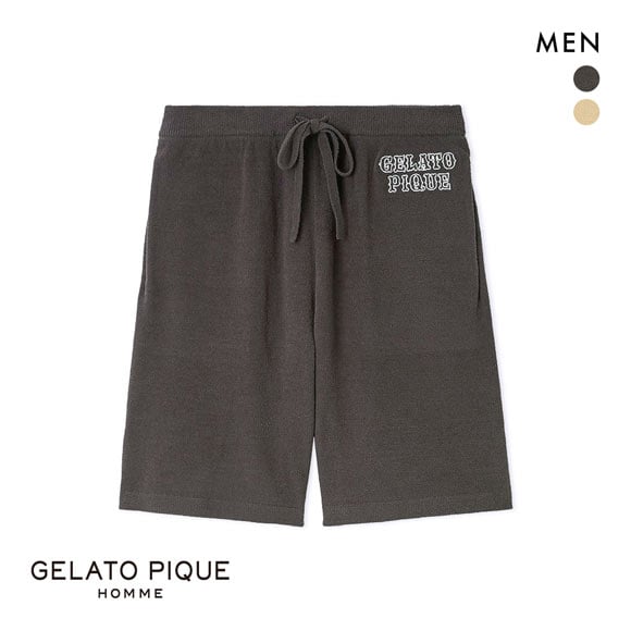 ジェラートピケ オム メンズ エアリーモコダイナーハーフパンツ ジェラピケ パジャマ ルームウェア gelato pique HOMME