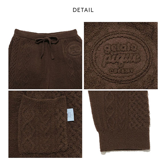 ジェラートピケ オム メンズ Valentine アランロングパンツ ジェラピケ