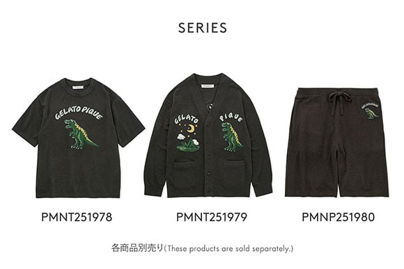 ジェラートピケ オム メンズ エアモコダイナソージャガードプルオーバー ジェラピケ パジャマ ルームウェア gelato pique HOMME