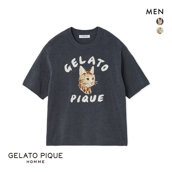 ジェラートピケ オム メンズ エアリーモコキャットプルオーバー ジェラピケ パジャマ ルームウェア gelato pique HOMME
