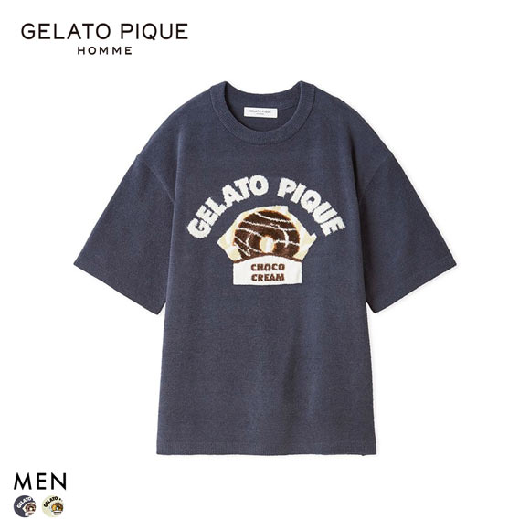 ジェラートピケ　 HOMMEエアリーモコミャクミャク プルオーバー gelato pique（ジェラートピケ） パジャマ 「HOMME」エアリーモコ