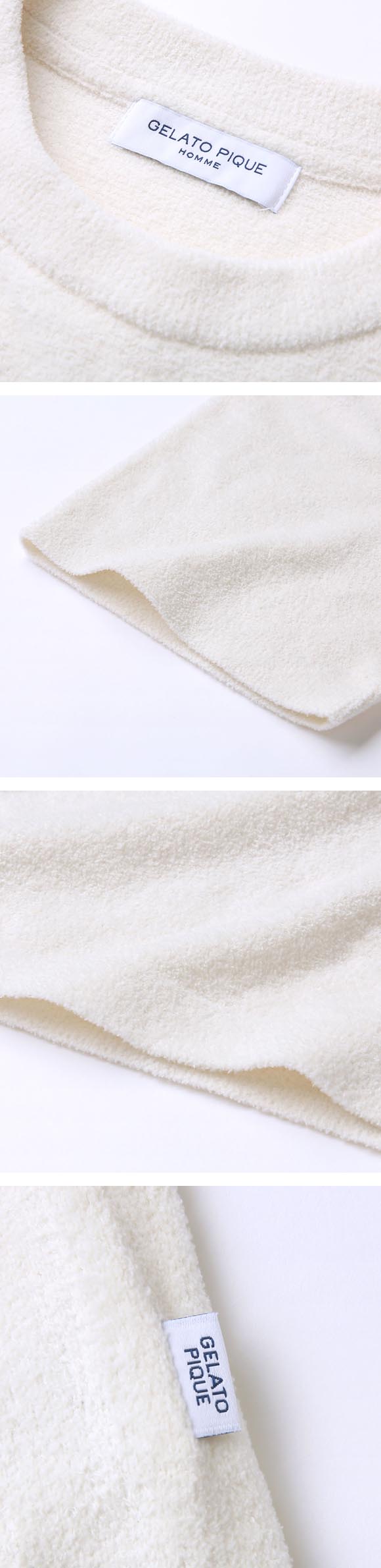ジェラートピケ オム メンズ エアリーモコスタービークルジャガードプルオーバー ジェラピケ パジャマ GELATO PIQUE HOMME