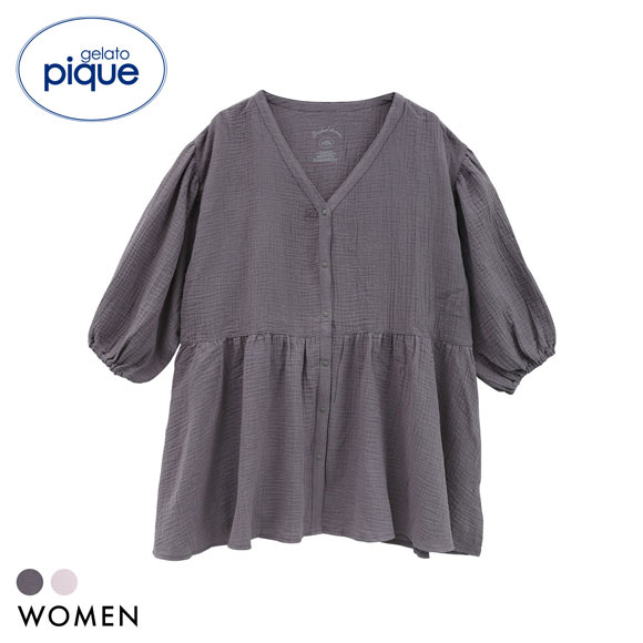ジェラートピケ レディース マタニティガーゼプルオーバー ジェラピケ パジャマ ルームウェア gelato pique
