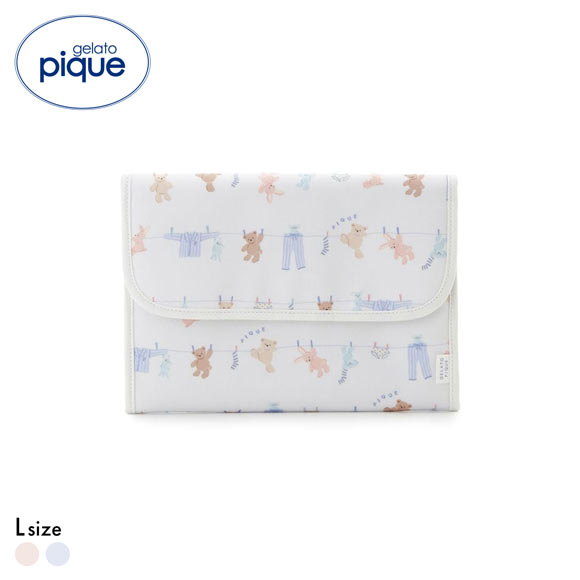 ジェラートピケ ウォッシングアニマル柄母子手帳ケースL ジャバラ ジェラピケ gelato pique ジェラピケ