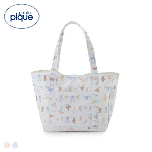 ジェラートピケ ウォッシングアニマル柄ママバッグ ジェラピケ gelato