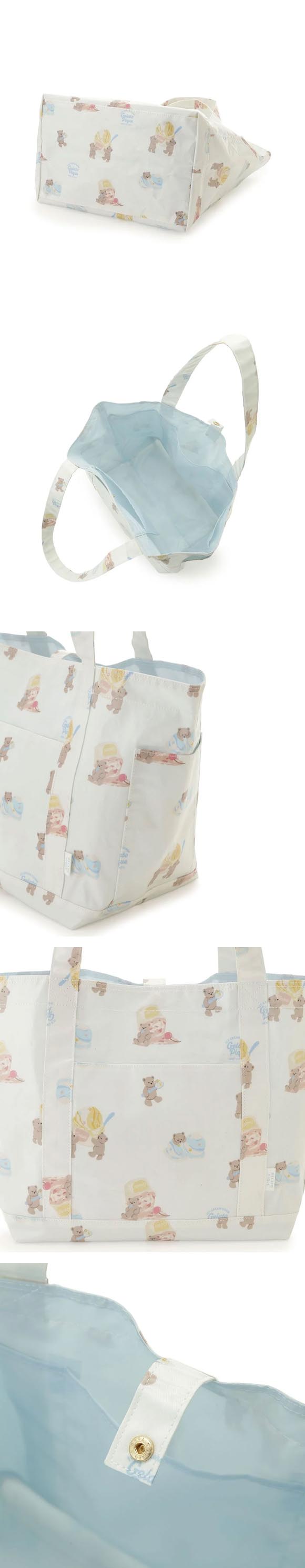 ジェラートピケ アイスクリームベア柄ママバッグ ジェラピケ gelato pique