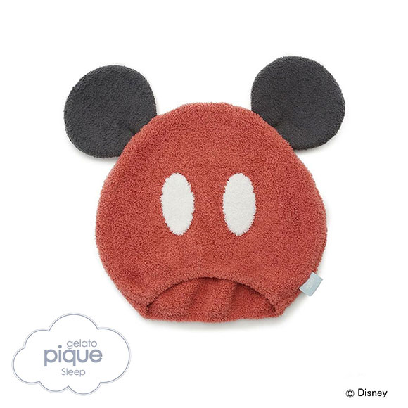 ジェラートピケ スリープ ディズニー Mickey 吸水キャップ ジェラピケ