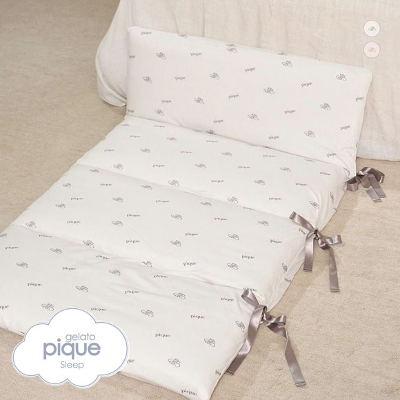 ジェラートピケ スリープ ONLINE限定 モノグラム柄 ごろ寝クッション ジェラピケ gelato pique Sleep