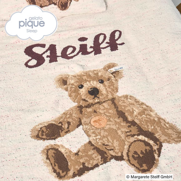 ジェラートピケ スリープ Steiff ジャガードマルチカバー ジェラピケ