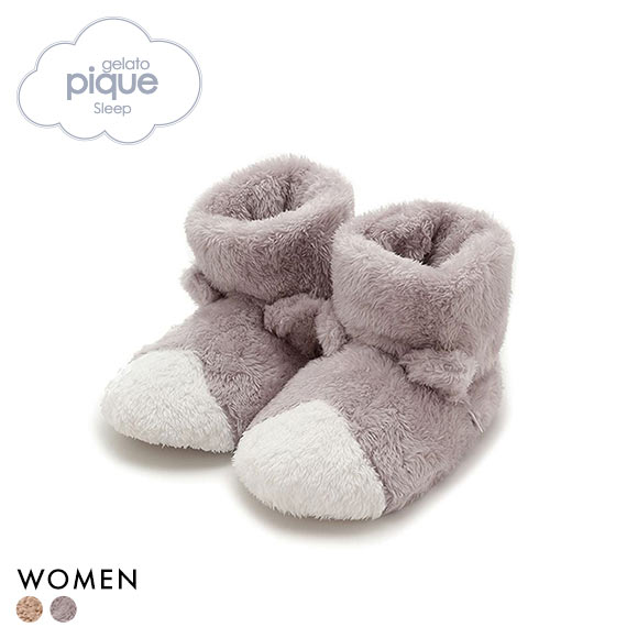 ジェラートピケ スリープ レディース DOG/CAT ルームブーツ ジェラピケ gelato pique Sleep