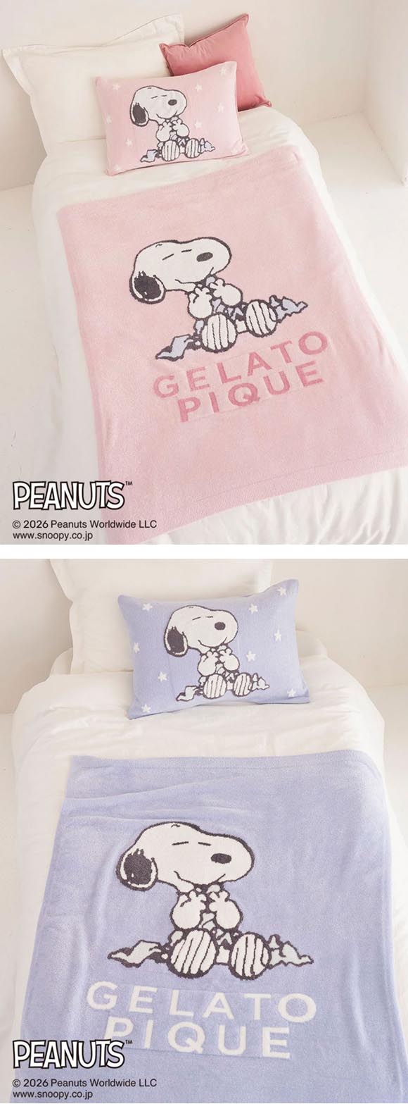 ジェラートピケ PEANUTS スリープ スムーズィージャガードハーフケット gelato pique Sleep