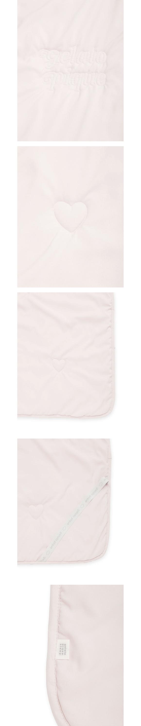 ジェラートピケ スリープ ハートロゴ 敷きパッド(セミダブル) ジェラピケ gelato pique Sleep