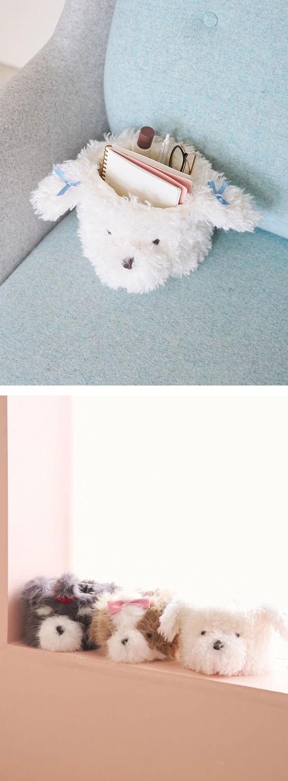 ジェラートピケ スリープ リボンDOGモチーフ収納ポーチ ジェラピケ gelato pique Sleep