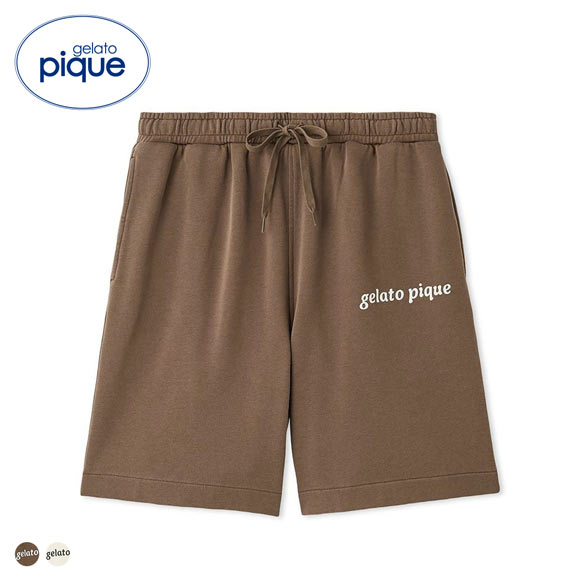 ジェラートピケ ユニセックス 裏毛ハーフパンツ ジェラピケ ルームウェア gelato pique UNISEX