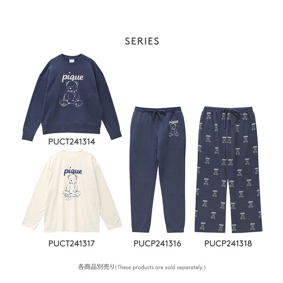 ジェラートピケ gelato pique 【UNISEX】ワンポイントロンT ジェラピケ パジャマ ルームウェア