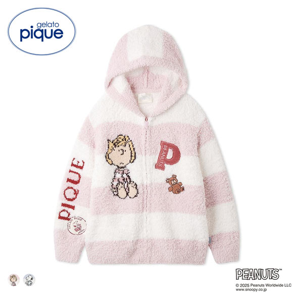 ジェラートピケ レディース PEANUTS UNISEXオリジナルジャガードパーカ