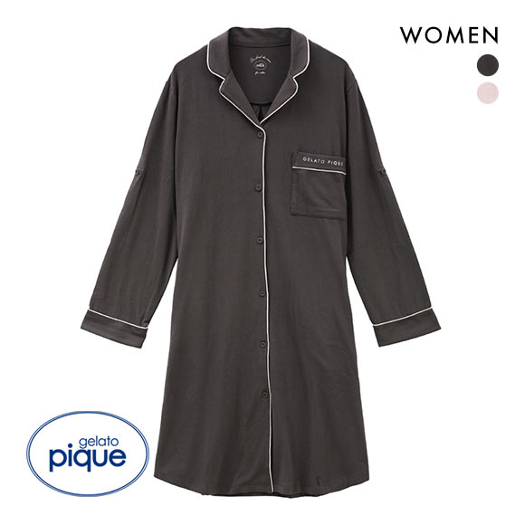 ジェラートピケ gelato pique レディース マタニティシャツワンピース ジェラピケ パジャマ ルームウェア