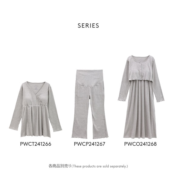 ジェラートピケ gelato pique レディース マタニティリブワンピース パジャマ ルームウェア ジェラピケ