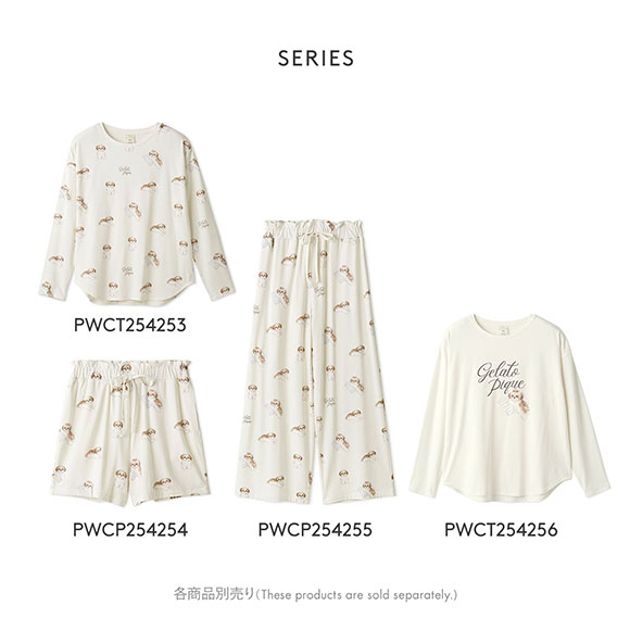 ジェラートピケ レディース シーズー柄ショートパンツ ジェラピケ パジャマ ルームウェア gelato pique