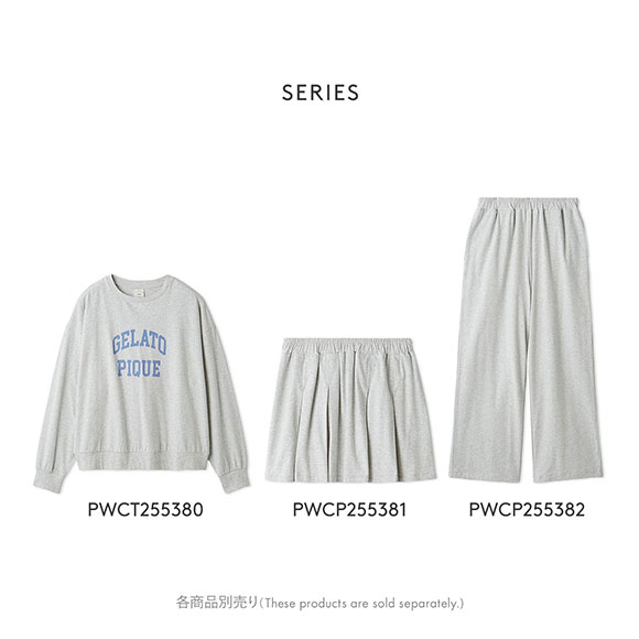 ジェラートピケ レディース カレッジロゴロングパンツ ジェラピケ パジャマ ルームウェア gelato pique