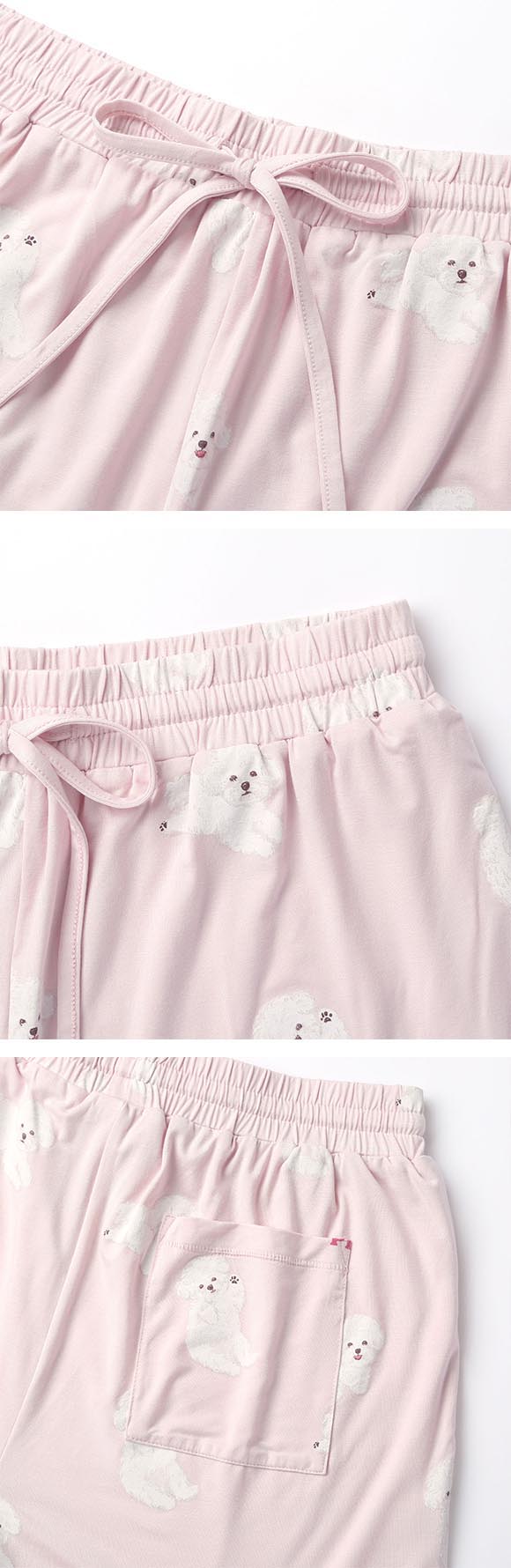 ジェラートピケ レディース ドッグ柄ショートパンツ ジェラピケ パジャマ ルームウェア gelato pique