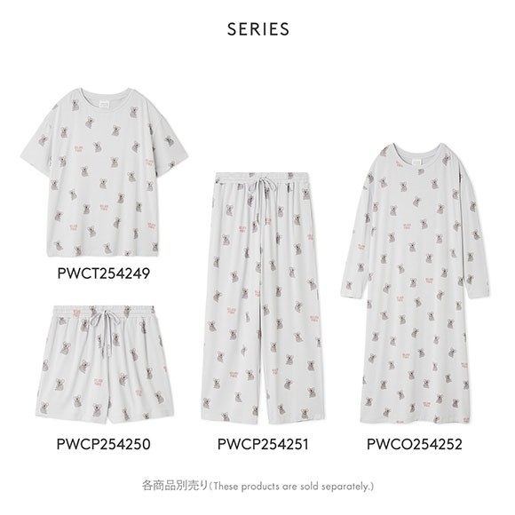 ジェラートピケ レディース コアラ柄Tシャツ ジェラピケ パジャマ ルームウェア gelato pique