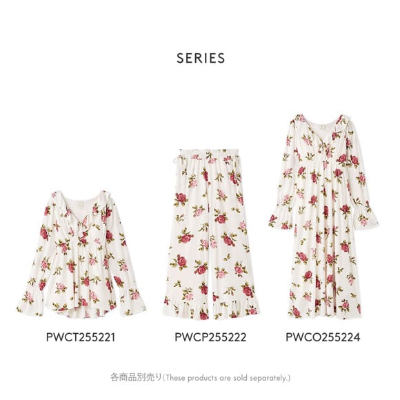 ジェラートピケ レディース ヴィンテージローズ柄プルオーバー ジェラピケ パジャマ ルームウェア gelato pique