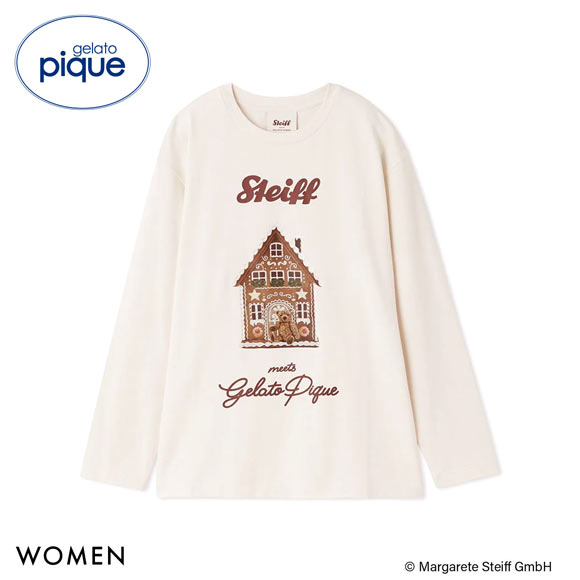 ジェラートピケ レディース シュタイフ ワンポイントロンT ジェラピケ