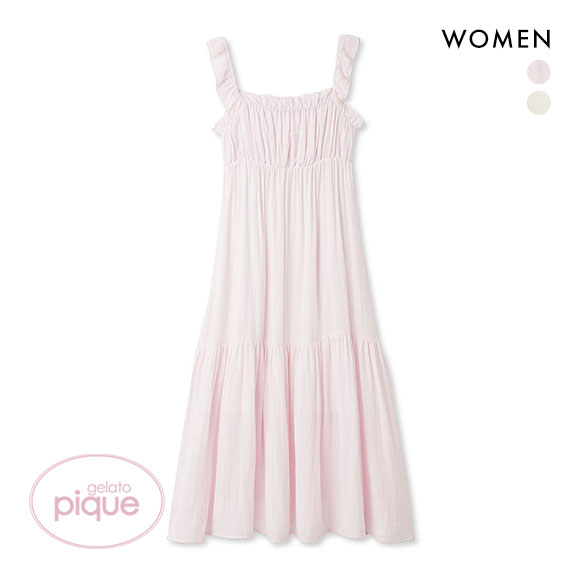 ジェラートピケ gelato pique レディース 【SAKURA】ガーゼワンピース ジェラピケ パジャマ ルームウェア