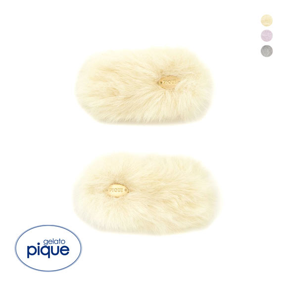 ジェラートピケ gelato pique ファーヘアピン ジェラピケ