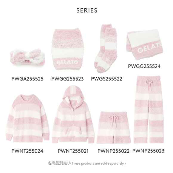 ジェラートピケ ジェラート3ボーダーヘアバンド ジェラピケ gelato pique