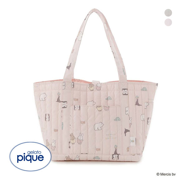 gelato pique キルティング総柄ママバッグ ジェラートピケ Dick Bruna キルティング総柄ママバッグ