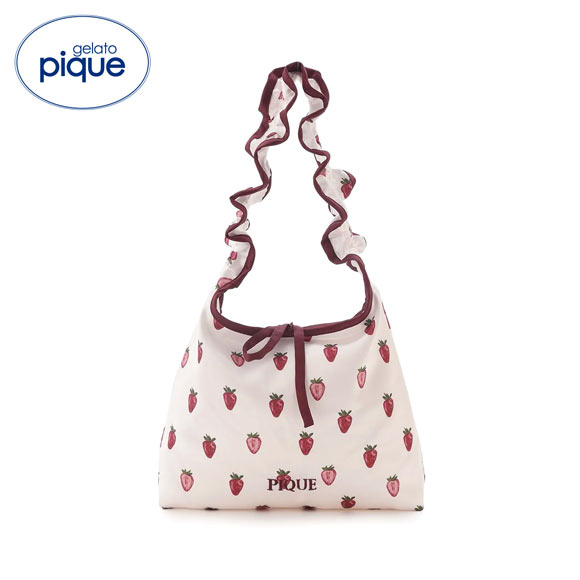 ジェラートピケ レディース ストロベリー柄ミニバッグ ジェラピケ gelato pique
