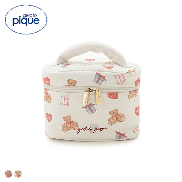 ジェラートピケ フェイバリット柄バニティーポーチ ジェラピケ gelato