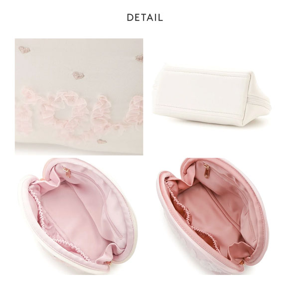 ジェラートピケ フリルロゴポーチ ジェラピケ gelato pique