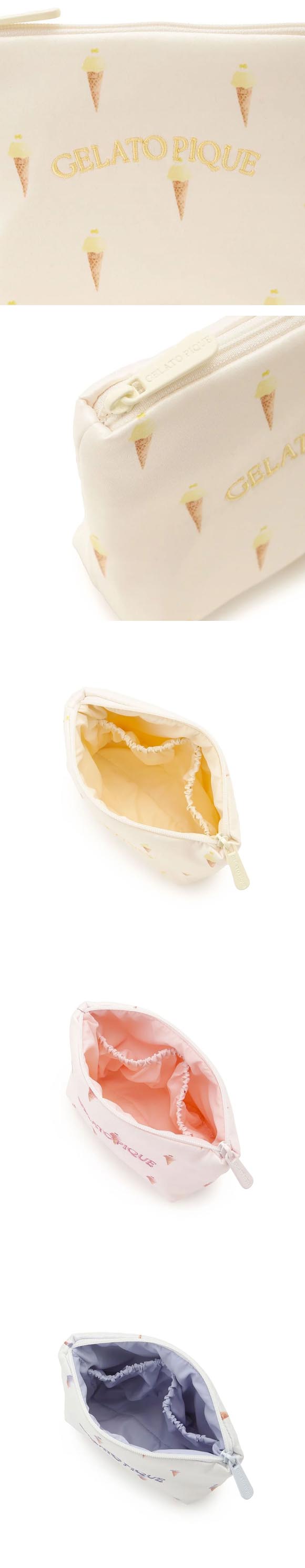 ジェラートピケ ソルベ総柄ティッシュポーチ ジェラピケ gelato pique