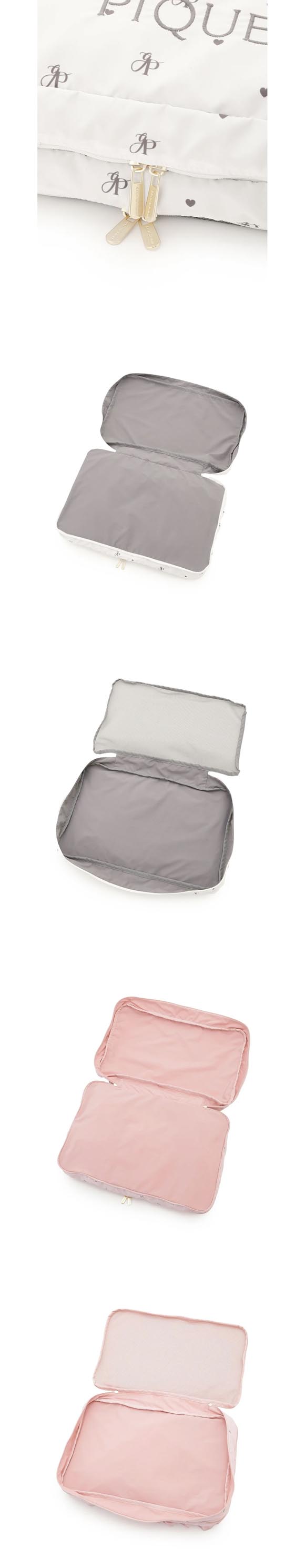 ジェラートピケ バリエーショントラベルポーチL ジェラピケ gelato pique