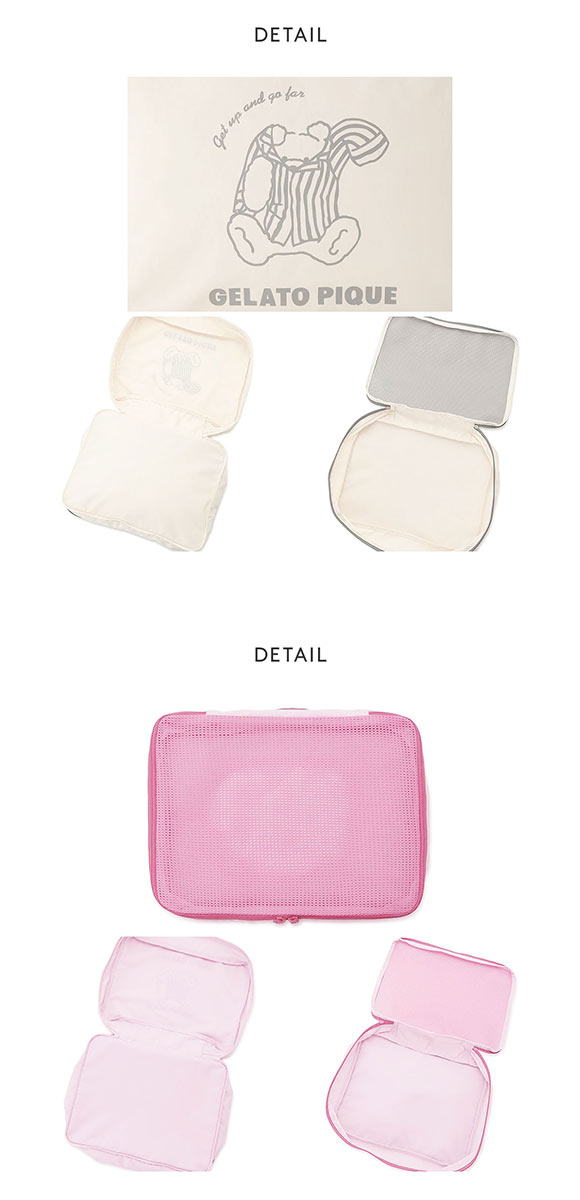 ジェラートピケ レディース トラベルグッズ ポーチMサイズ ジェラピケ gelato pique