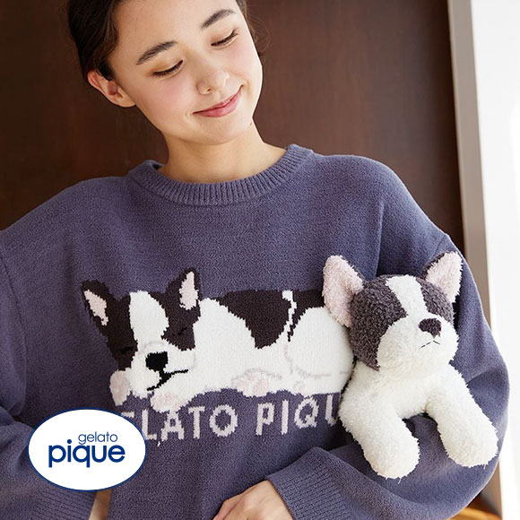 ジェラートピケ フレンチブルぬいぐるみ ジェラピケ gelato pique