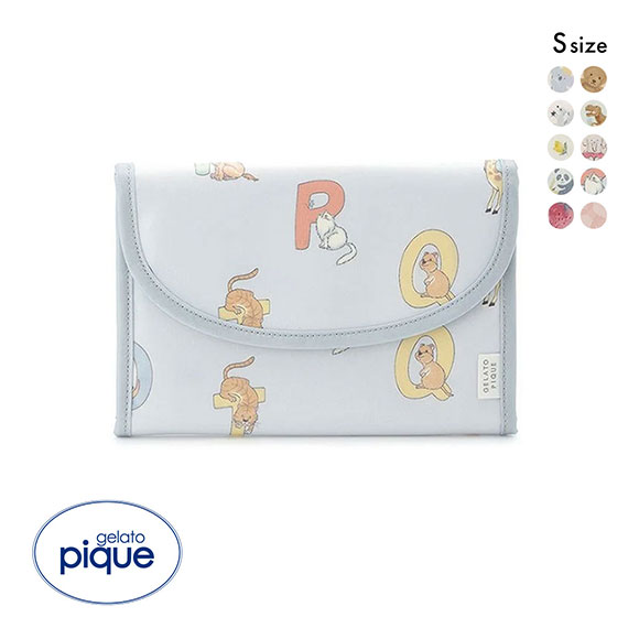 ジェラートピケ 販路限定 総柄母子手帳ケースS ジャバラS ジェラピケ
