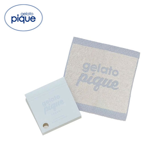 ジェラートピケ Valentine ボックス付きクッキーサンドハンドタオル ジェラピケ gelato pique バレンタイン
